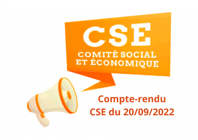 CR CSE du 20 SEPTEMBRE 2022